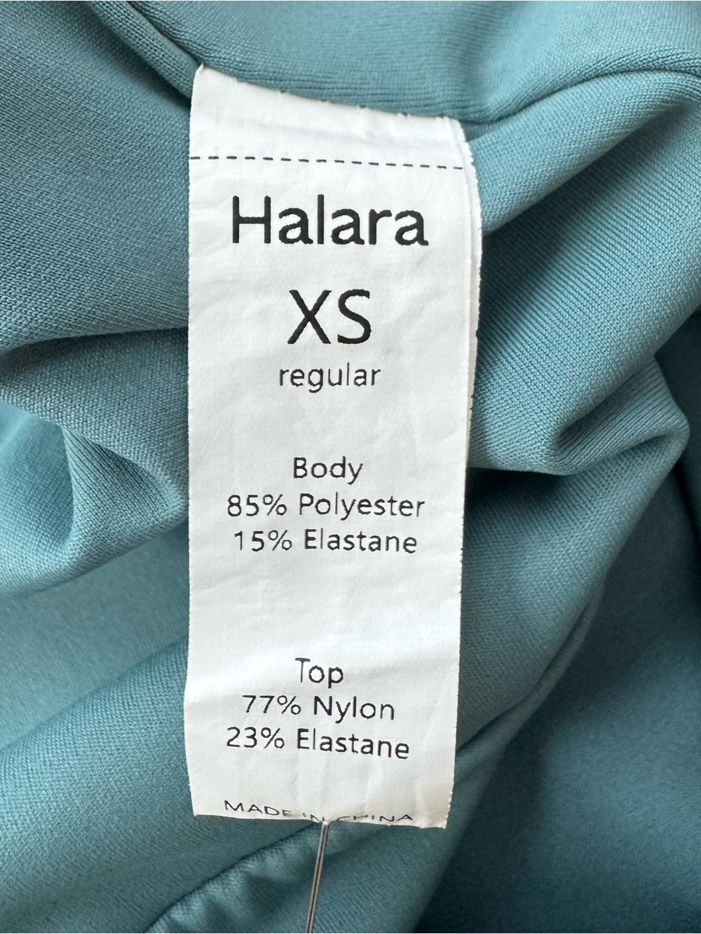 Halara Breezeful Wide Leg Jumpsuit XS Blue Pocket Backless Side Zipper READ - Picture 2 of 16